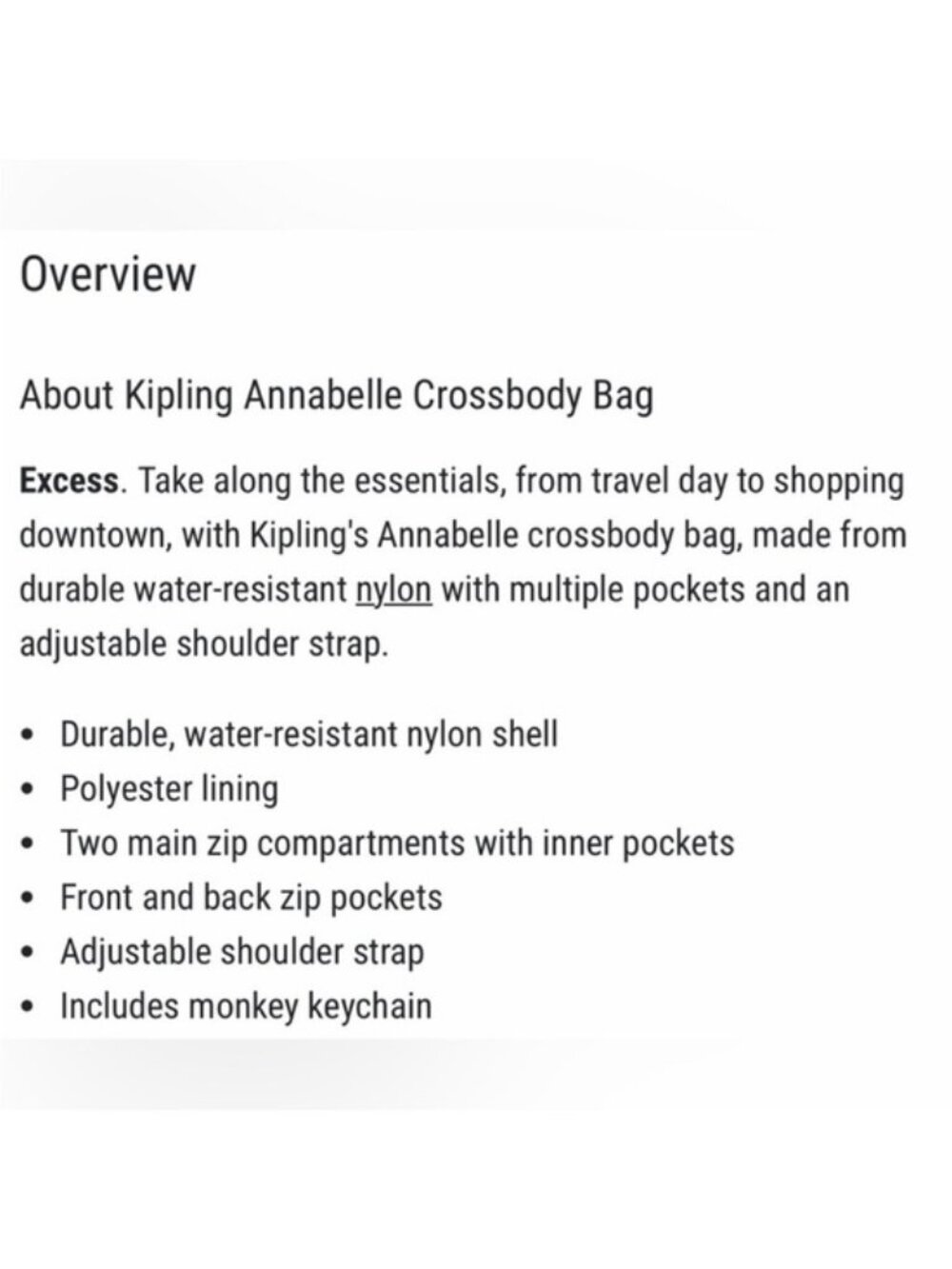 Kipling Women's Bag Annabelle Crossbody Bag in Dusty Rose Pink New with Tags - Picture 14 of 14